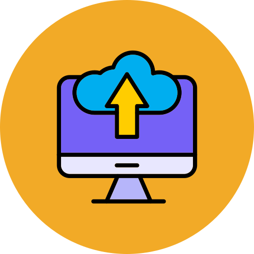 Cloud Computing Generic Outline Color icon