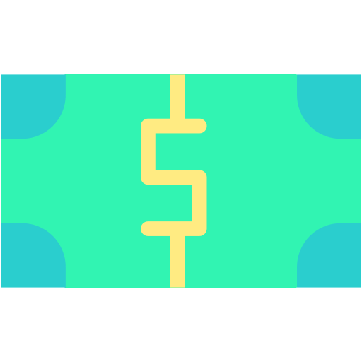 dinero Generic color fill icono