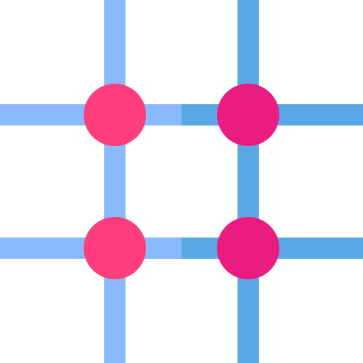 règle des tiers Basic Straight Flat Icône