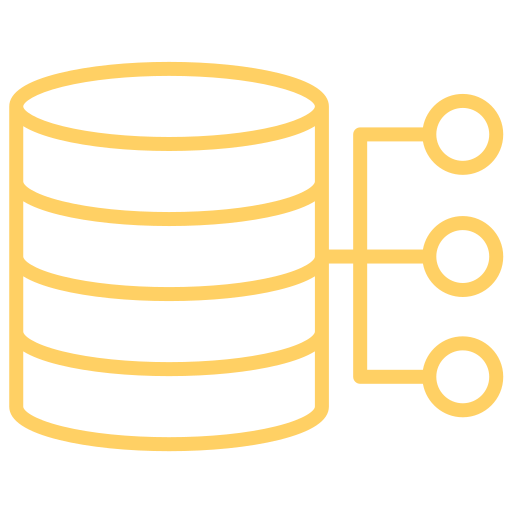 Database Generic color outline icon