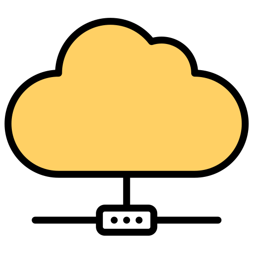 servidor en la nube Generic color lineal-color icono
