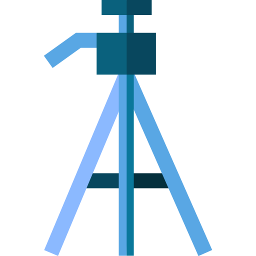 trípode Basic Straight Flat icono