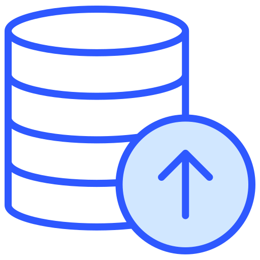 base de datos Generic color lineal-color icono