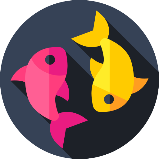 鯉 Flat Circular Flat icon
