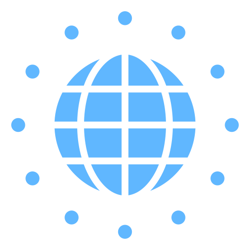 Global network Generic color fill icon