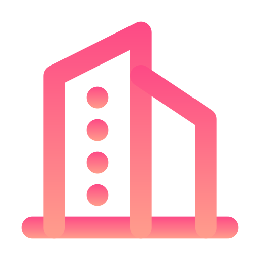 Skyscraper Generic Gradient icon