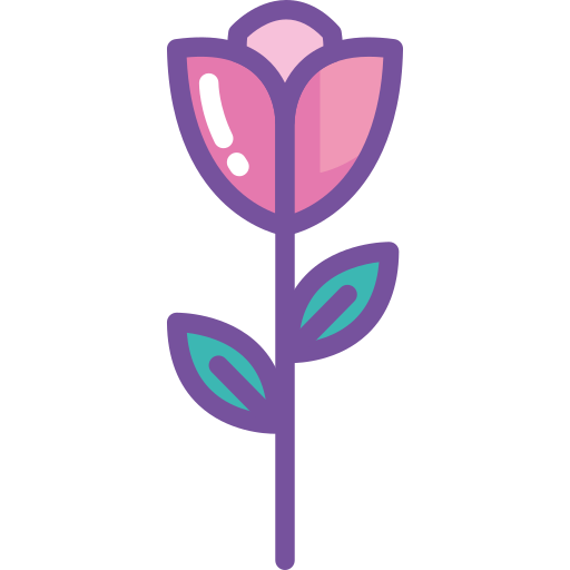 flor Generic Outline Color Ícone