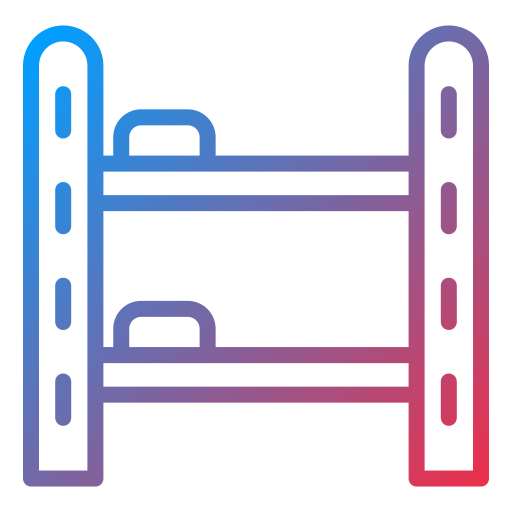 Двухъярусная кровать Generic gradient outline иконка
