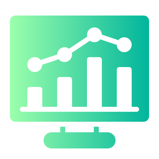 Chart Generic gradient fill icon