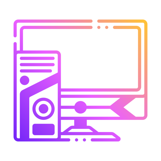 computer hardware Generic Flat Gradient icona