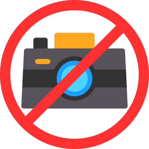 No Camera Generic color fill icon