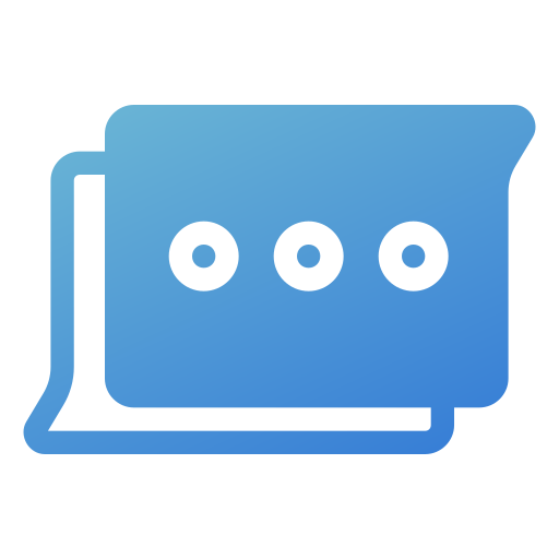 chat-blase Generic gradient fill icon