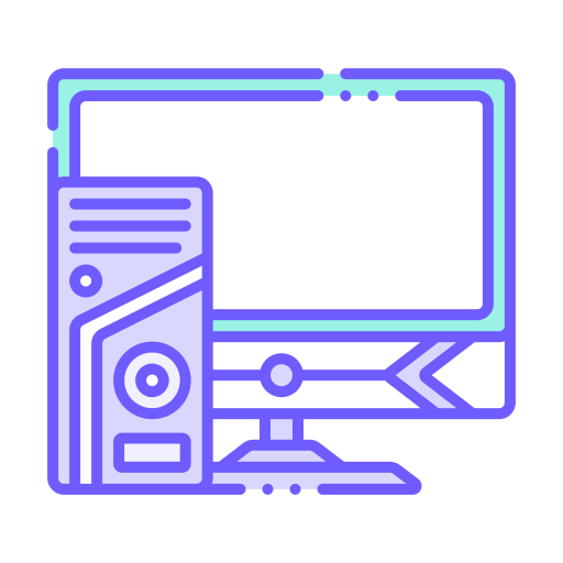 コンピューターハードウェア Generic Outline Color icon