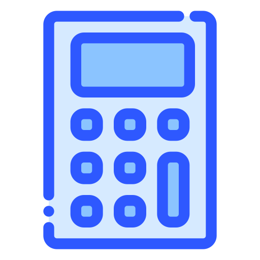 calculadora Generic color fill icono