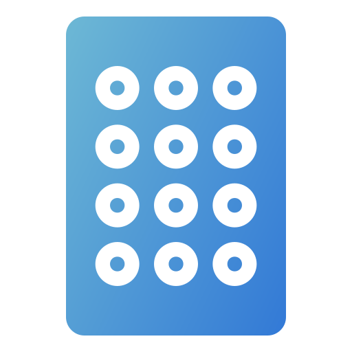 Keypad Generic gradient fill icon