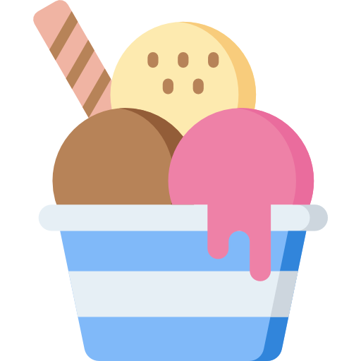 Ice cream Special Flat icon