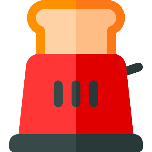 tostadora Basic Rounded Flat icono