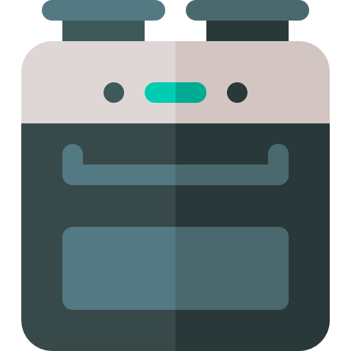 Oven Basic Rounded Flat icon