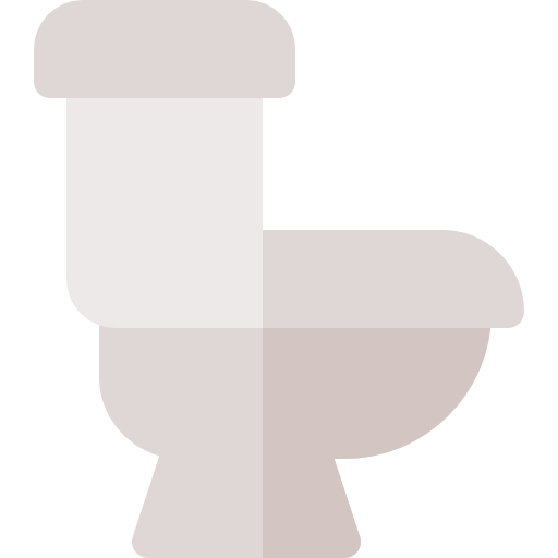 banheiro Basic Rounded Flat Ícone