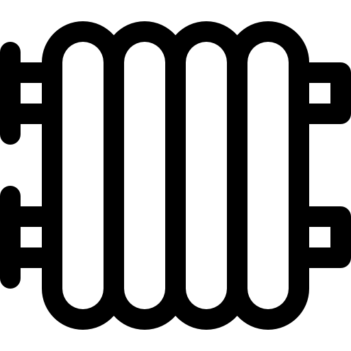 radiateur Basic Rounded Lineal Icône