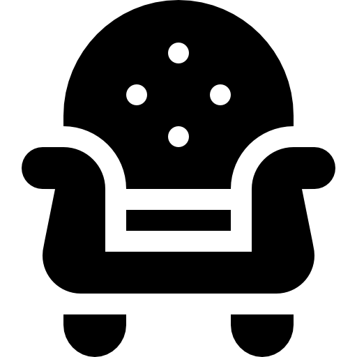 poltrona Basic Rounded Filled icona