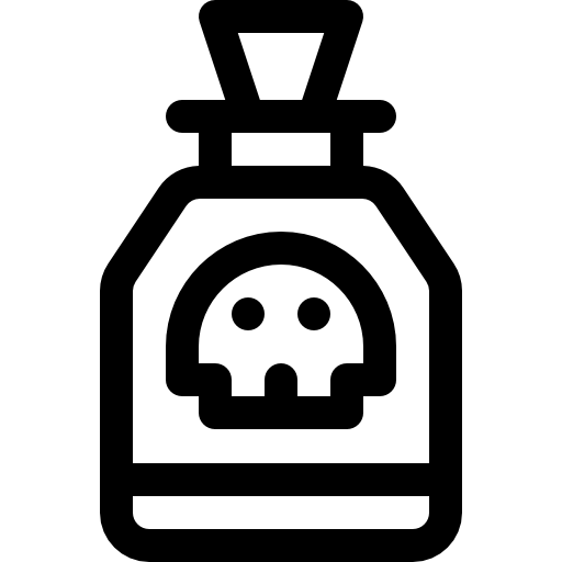 veneno Basic Rounded Lineal icono