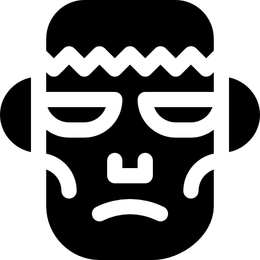 frankenstein Basic Rounded Filled icono