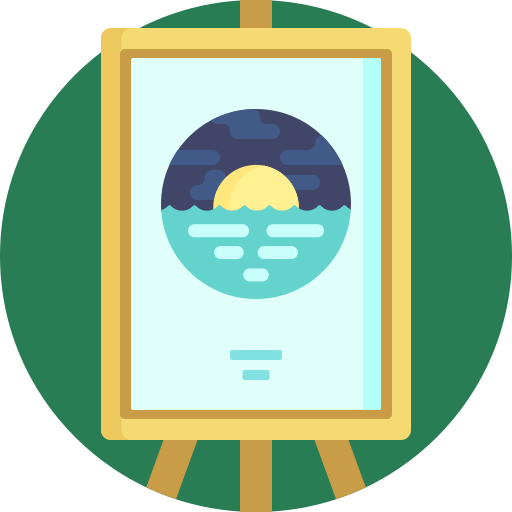 Canvas Detailed Flat Circular Flat icon