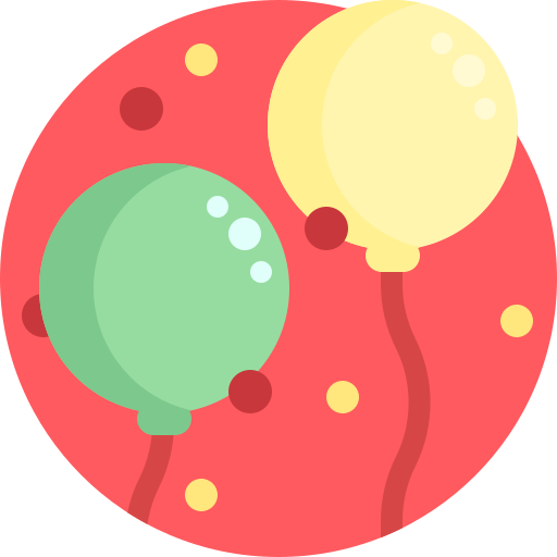 balon Detailed Flat Circular Flat ikona