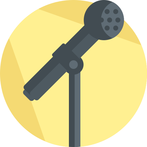 Microphone Detailed Flat Circular Flat icon