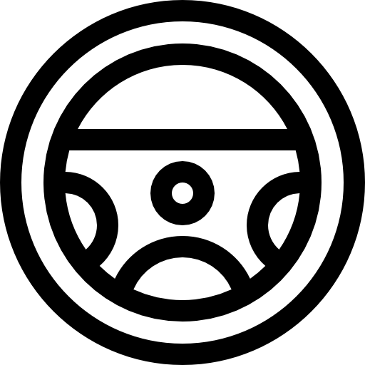 lenkrad Basic Rounded Lineal icon