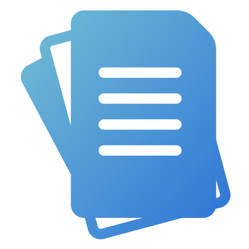 Paper Generic gradient fill icon