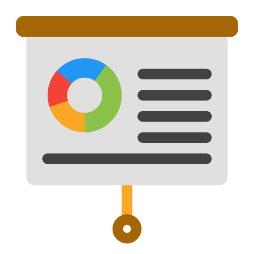 Presentation Generic color fill icon