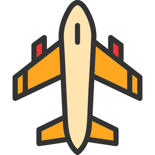 aereo Generic color fill icona