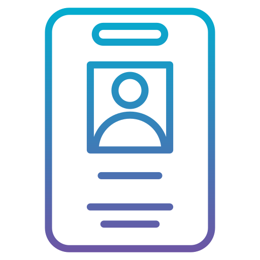 ausweis Generic gradient outline icon