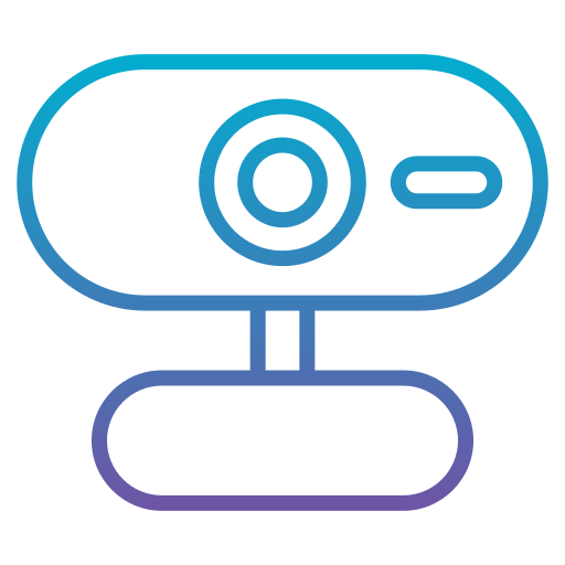 webcam Generic gradient outline icon