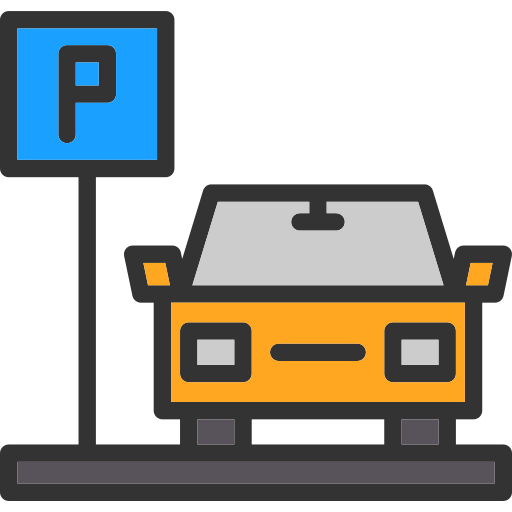 area parcheggio Generic color fill icona