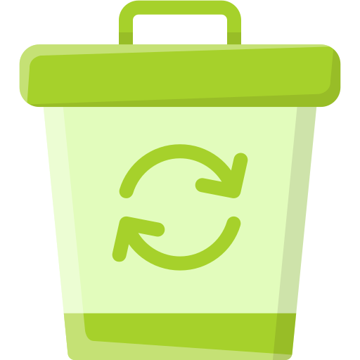 papelera de reciclaje Generic color fill icono