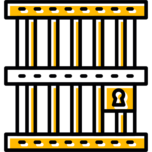 więzienie Generic color lineal-color ikona