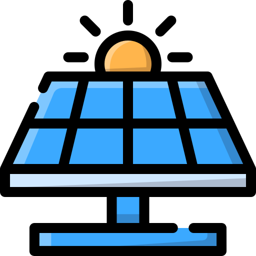 panel solar Generic color lineal-color icono