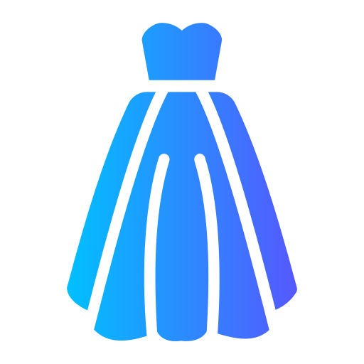 suknia ślubna Generic gradient fill ikona