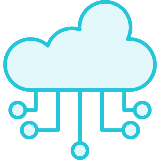 computing cloud Generic color lineal-color icon