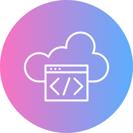 cloud app Generic gradient fill icon