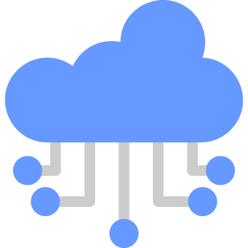 chmura obliczeniowa Generic color fill ikona