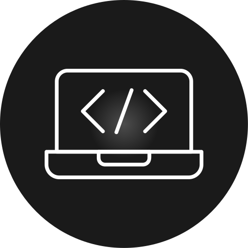 laptopcode Generic gradient fill icoon