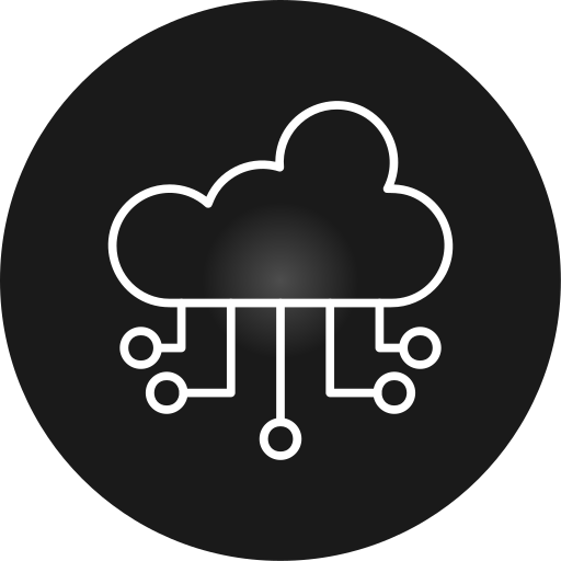 Computing Cloud Generic gradient fill icon