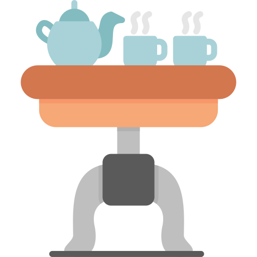mesa de café Generic color fill icono