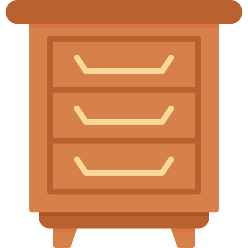 Bedside Table Generic color fill icon