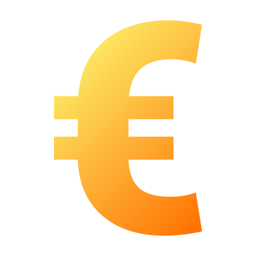 euro Generic gradient fill Ícone