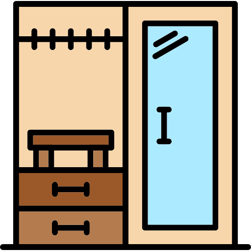 kleiderschrank Generic color lineal-color icon